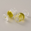 Transparent Resin Pendants RESI-WH0026-48K-2