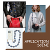 Oval Resin Link Purse Chains FIND-WH20006-62B-4