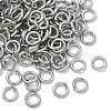 Tarnish Resistant 304 Stainless Steel Open Jump Rings X-STAS-R065-42-3