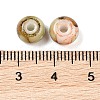 Opaque Spray Painted Glass Beads GLAA-G118-01P-3