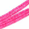 Natural White Jade Bead Strands G-R343-2x4-23-1