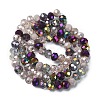 Electroplate Glass Beads Strands EGLA-YW0002-D03-1
