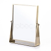 Rotatable Iron Makeup Mirror MJEW-E004-01-2