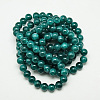Baking Paint Crackle Glass Bead Strands X-DGLA-Q023-8mm-YS40-3