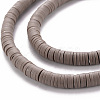 Handmade Polymer Clay Bead Strands CLAY-T002-6mm-52-3