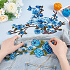 2Pcs 2 Styles Polyester Patches PATC-GA0001-34-3
