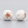 Electroplate Glass Beads EGLA-S178-11J-04-2
