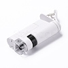 ABS Plastic LED Cell Phone Microscope Magnifier AJEW-M032-02P-6