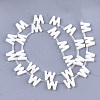 Natural Freshwater Shell Beads SHEL-T012-59W-2