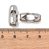 Tarnish Resistant Stainless Steel Ball Chain Connectors STAS-L018B-P-4