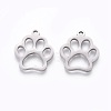 Tarnish Resistant 201 Stainless Steel Pet Pendants X-STAS-F231-044P-1