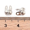 Rack Plating Brass Bead Tips KK-P274-02D-P-3