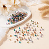 Picasso Baking Paint Glass Seed Beads SEED-TA0001-62N-4