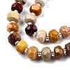 Natural Mookaite Beads Strands G-N327-08R-3