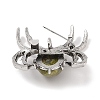 Natural Unakite Brooches G-A224-01AS-16-2