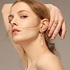 24Pcs 4 Style Bowknot Brass Stud Earring Findings DIY-DR0001-30-6