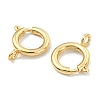 SHEGRACE Brass Spring Ring Clasps XGRPCN048-223G-1