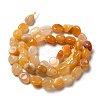 Natural Yellow Aventurine Beads Strands G-I351-B02-2