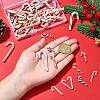 60Pcs 10 Styles Christmas Theme Polymer Clay Artificial Candy Cane FIND-CJ0002-89-4