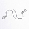 Brass French Earring Hooks X-KK-Q366-P-NF-2
