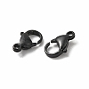 Spray Painted 304 Stainless Steel Lobster Claw Clasps STAS-R120-01F-02-3