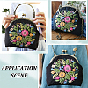 DIY Ethnic Style Flower Pattern Embroidery Crossbody Bags Kits DIY-WH0292-87A-5