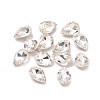 Glass Rhinestone Cabochons GGLA-P002-08A-01-2