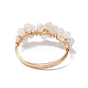 Natural Moonstone Finger Rings RJEW-TA00198-03-4