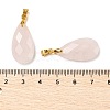 Natural Rose Quartz Pendants G-L614-D03-G02-3