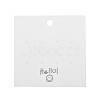 Paper Earring Display Cards CDIS-F007-06-2
