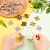 AHADEMAKER DIY Bathroom Bees Shower Curtain Rings Kit DIY-GA0003-88-2