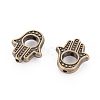 Tibetan Style Alloy Bead Frames X-TIBEB-A123963-AB-FF-2