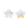 Electroplate Transparent Glass Beads X-GLAA-T022-25-B01-4