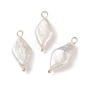 Natural Keshi Pearl Pendants PALLOY-JF01932-1