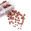 340Pcs 4 Sizes Synthetic Goldstone Beads Strands G-LS0001-11-2