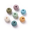 Unwaxed Natural Lava Rock Beads X-G-F325-8mm-A-1