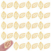 200Pcs Leaf Iron Pendants KK-HY0004-24-1