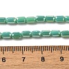 Electroplate Glass Beads Strands EGLA-D031-01-14-4