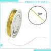 Round Copper Jewelry Wire X-CWIR-CW0.4mm-07-3