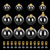 PandaHall Elite 12 Sets 3 Style Openable Transparent Glass Pendants FIND-PH0008-76-1