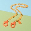 Personalized ABS Plastic Cable Chain Necklaces NJEW-JN03220-02-4