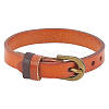 Cattlehide Adjustable Bracelets for Men Women BJEW-WH20001-06A-7
