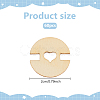 60Pcs Removable Wooden Pom Poms Buttons TOOL-AN0001-01-2
