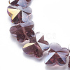 Electroplate Glass Beads EGLA-Q091-14mm-B04-3