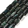 Natural Fuchsite Beads Strands G-G068-A37-01-1