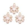 Christmas Style Alloy Enamel Pendants ENAM-Q442-68B-1