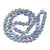 Electroplate Translucent Glass Beads Strands X-EGLA-N002-27-D03-2