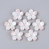 Flower Acrylic Bead Caps SACR-T017-51B-1