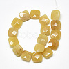 Natural Topaz Jade Beads Strands X-G-S357-D02-12-2