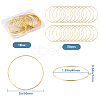 50Pcs Brass Linking Rings KK-SP0002-12B-2